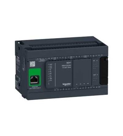 TM241CE24U PLC Modicon M241 24 IO neg. logika Ethernet, Schneider Electric