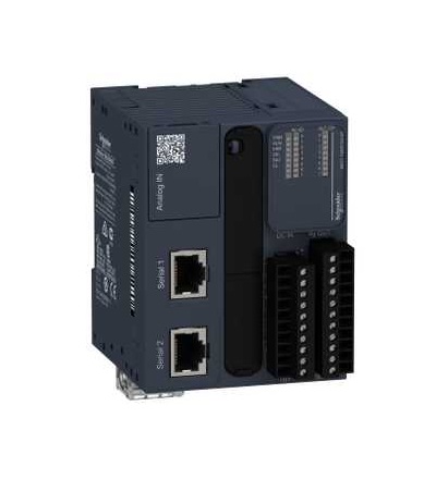 TM221M16R PLC Modicon M221 16 IO relé, Schneider Electric