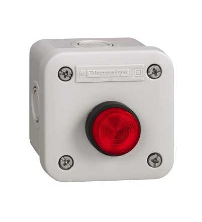 XALE1155 Ovládací skříňka jednotlačítková, 1Z/1V ,červená, Schneider Electric