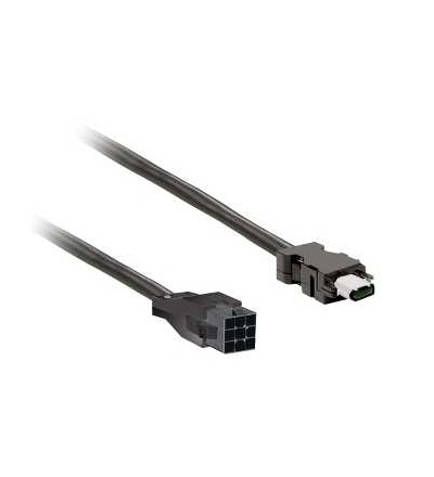 VW3M5D1AR15 power cable 1,5m shielded 0,82mm?, BCH2 free leads, Schneider Electric