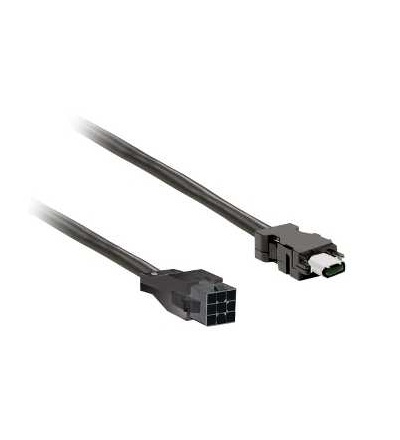 VW3M8D1AR15 encoder cable 1,5m shielded, BCH2 free leads, Schneider Electric