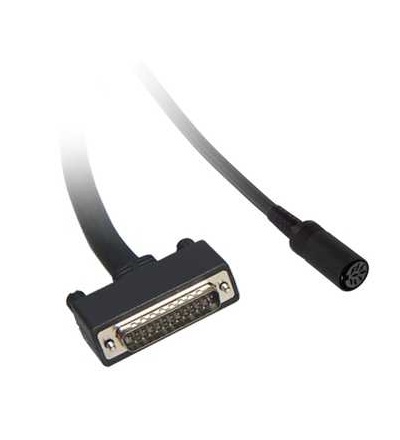 XBTZ9680 Uni-Telway/Modbus sériové vedení-L = 2,5m-1 samice Mini DIN+1 SUB-D 25, Schneider Electric