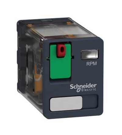 RPM21P7 Výkonové paticové relé, Zelio RPM, 2 V/Z, 230 V AC, 15A, Schneider Electric