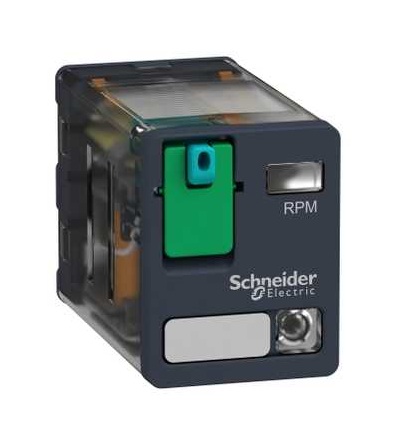 RPM22FD Výkonové paticové relé, Zelio RPM, 2 V/Z, 110 V DC, 15A, s LED, Schneider Electric