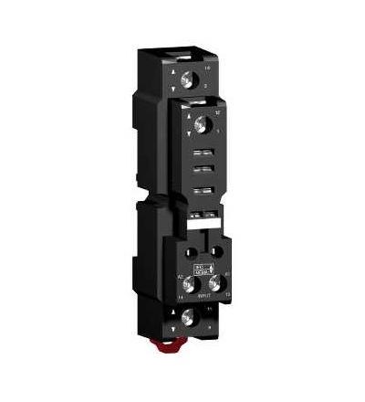 RPZF1 Patice RXZ-oboustranná patice-16A-< 250 V-šroubová svorka-pro relé RXM1..-1p, Schneider Electric