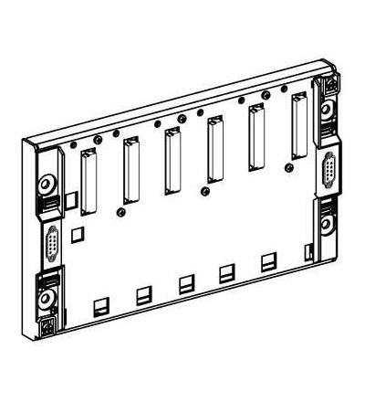 TSXRKY6EX Backplane 6 pozic, rozšiřitelný, IP20, Schneider Electric