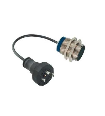 XS530B1DAL01C Indukční čidlo XS5 M30, L62mm, mosaz, Sn10mm, 12..48VDC, DIN 0,15m, Schneider Electric