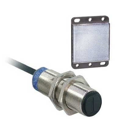XU1N18NP341L5 Fotoelektrické čidlo, XU1, reflexní, Sn4m, 12..24VDC, kabel 5m, Schneider Electric