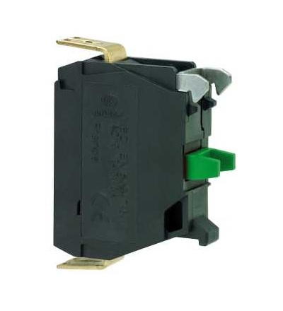 ZBE1016P3 Jednoduchý kontaktní blok pro hlavu ? 22 1Z pozlacený faston konektor, Schneider Electric