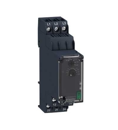 RM22TU23 Kontrolní relé, 3fázové sítě, sled/výpadek f., podpětí, 304…576 V AC, Schneider Electric