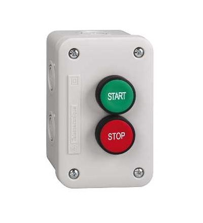 XALE2151 Ovl. skříň XAL-E se zeleným tlačítkem 1Z START+červená 1V STOP, Schneider Electric