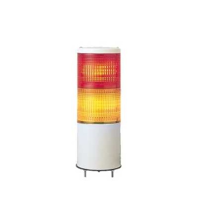 XVC4B2K Signální sloup 40mm 24 V trvalý LED, oranžová/červená, Schneider Electric
