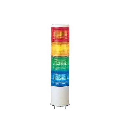 XVC4B4K Signální sloup 40mm 24 V trvalý LED, modrá/zelená/oranžová/červená, Schneider Electric