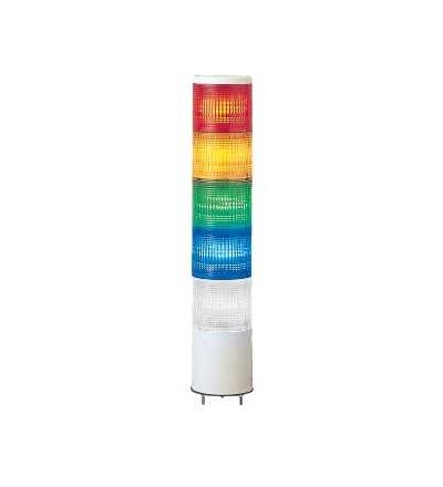 XVC4B5K Signální sloup 40mm 24 V trvalý LED, čirá/modrá/zelená/oranžová/červená, Schneider Electric