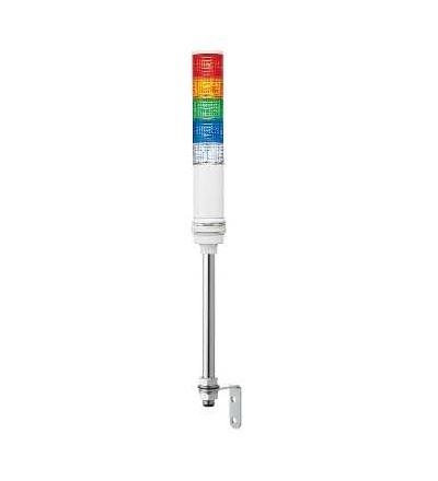 XVC6B55S Signální sloup 60mm 24 V bzučák-trvalé/blikající LED-čirá/mod./zel./oran./červ., Schneider Electric