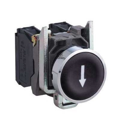XB4BA3351 černá ovládač stiskací lícující ? 22 s návratem 1Z, Schneider Electric