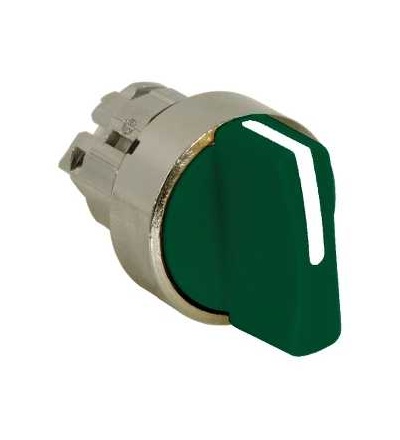 ZB4BD503 Zelená ovl. hlavice otočná ? 22 3-polohy s návratem, Schneider Electric