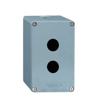 XAPM2502H29 Prázdná ovl. skříň, XAPM, ? 22, pozink., 2 otvory, Schneider Electric