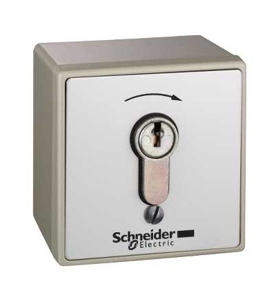 XAPS14111N Vandal resistant flush mounted control station, XAP-S, lock, Schneider Electric
