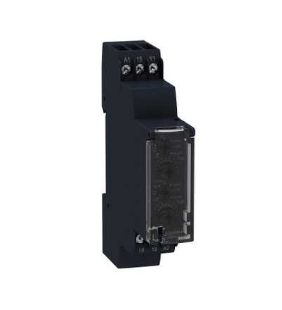 RE17RLJU Modul.čas.relé-asym.cyklovač, 1 s..100 h, 12 V AC/DC, 1 ZV, Schneider Electric