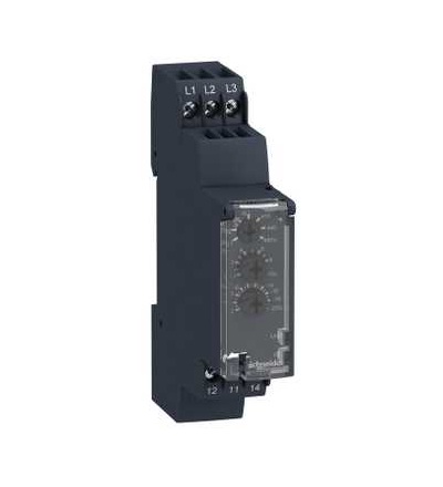 RM17TU00 Multifunkční řídicí relé RM17, TU, rozsah 183..528 V AC, Schneider Electric