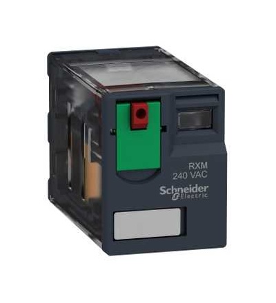 RXM2AB1P7 Miniaturní paticové relé, Zelio RXM, 2 V/Z, 230 V AC, 12A, Schneider Electric