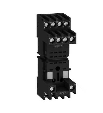 RXZE2M114M Patice RXZ-oboustranná patice-10A-< 250V-konektor-pro relé RXM2..-RXM4.., Schneider Electric