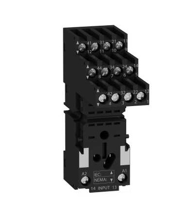 RXZE2S114M Patice RXZ, jednostranná patice, 10A, < 250 V, konektor, pro relé RXM4.., Schneider Electric