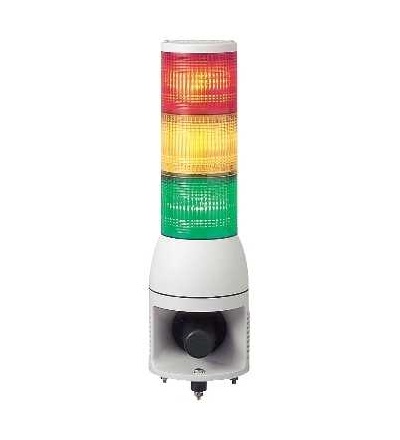 XVC1M3HK Sig.sloup 100mm 100..240 V siréna-trvalé/blikající LED-zelená/oranžová/čer., Schneider Electric