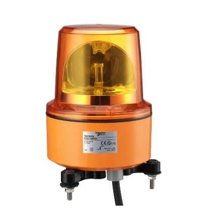 XVR13G05L O 130mm předzapojený rotační maják bez bzučák, oranžová, 120 V, Schneider Electric