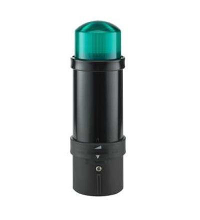 XVBL6B3 O 70mm signální sloup, zábleskové světlo, zelená, IP65, 24 V, Schneider Electric