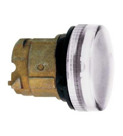 ZB4BV013S Bílá signální hlavice ? 22 rýhovaná čočka pro integ. LED, Schneider Electric
