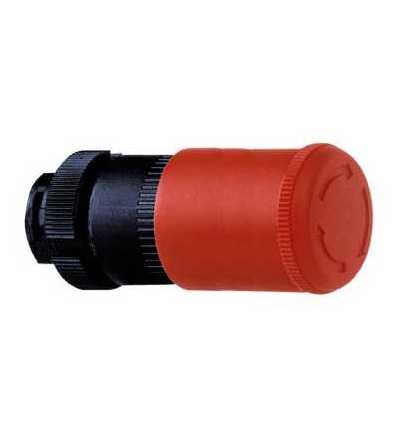 ZA2BS834 Hlava pro nouzové zastav. O 30mm-uvolnění otočením-? 22-červená, Schneider Electric