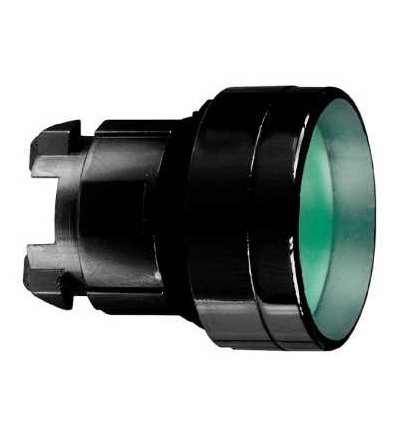 ZB4BA367 Zelená zapuš. hlava tlačítka ? 22 s návratem neoznačená, Schneider Electric