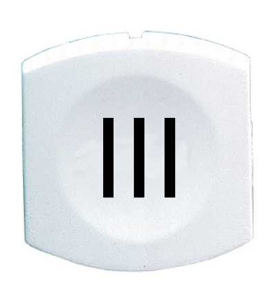 ZB6YC113 Bílý hmatník označený III pro čtvercové neprosvět. tlač. ? 16, Schneider Electric