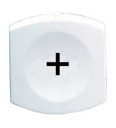 ZB6YC114 Bílý hmatník označený+pro čtvercové neprosvět. tlač. ? 16, Schneider Electric
