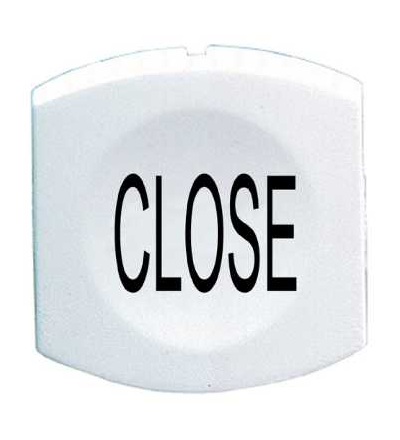 ZB6YC132 Bílý hmatník označený CLOSE pro čtvercové neprosvět. tlač. ? 16, Schneider Electric