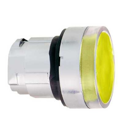 ZB4BW353S Oranžový ovl. hlavice stiskací prosvět.-lícující ? 22 s návratem pro integ. LED, Schneider Electric