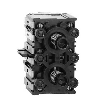 XESD2201 Kontaktní blok s návratem, 3 1Z, čelní montáž, 40mm střed, Schneider Electric