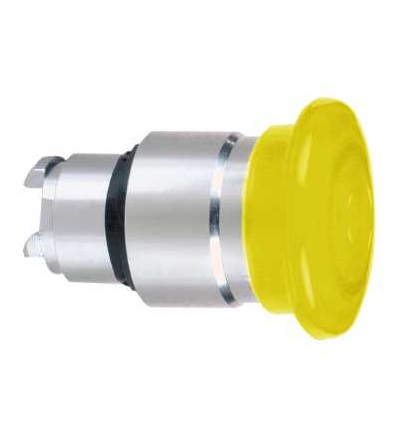ZB4BW453 Oranžový O40 prosvět.hlavice s hřibovým tlačítkem ? 22 s návratem pro integ.LED, Schneider Electric