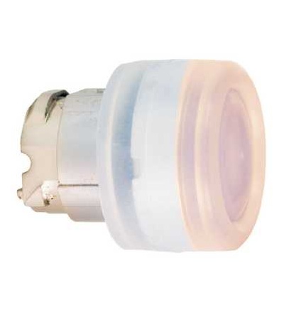 ZB4BW543 červená ovl. hlavice stiskací prosvět., lícující ? 22 s návratem pro integ. LED, Schneider Electric
