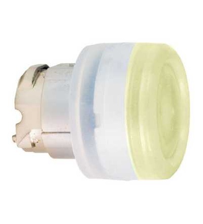 ZB4BW553 Oranžový ovl. hlavice stiskací prosvět.-lícující ? 22 s návratem pro integ. LED, Schneider Electric