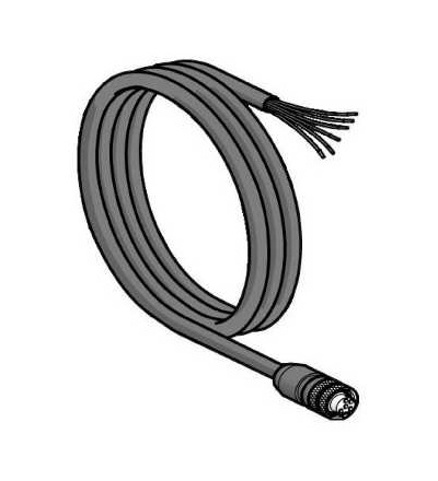XSZNCT03 Předzapojený konektor samice, M12, kabel 3m, Schneider Electric