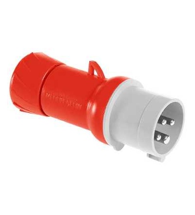 PKE32M434 Pratika průmyslová vidlice, přímá, 32A, 3p+E, 380..415 V AC, IP 44, Schneider Electric