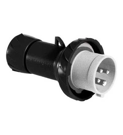 PKE16M744 Pratika průmyslová vidlice, přímá, 16A, 3p+E, 480..500 V AC, IP 67, Schneider Electric