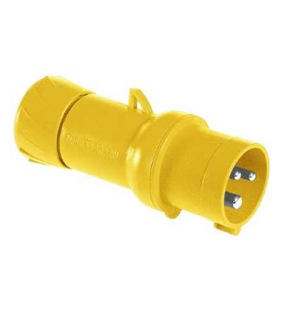 PKX16M413 Pratika průmyslová vidlice, přímá, 16A, 2p+E, 100...130 V AC, IP44, Schneider Electric