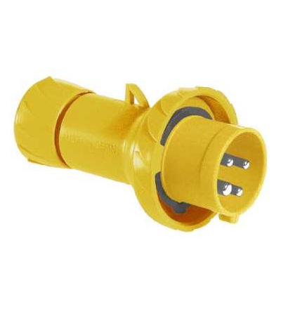 PKX32M714 Pratika průmyslová vidlice, přímá, 32A, 3p+E, 100...130 V AC, IP67, Schneider Electric