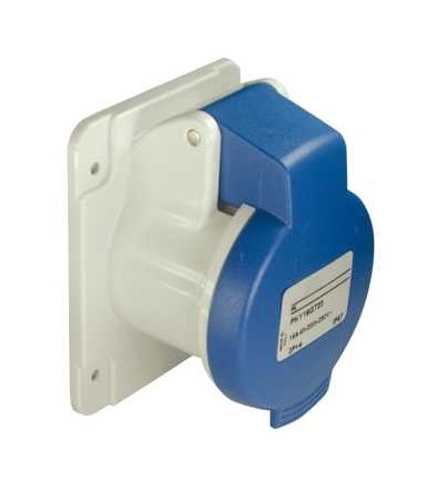 PKF16G423 Pratika průmyslová zásuvka-přímá-2p+E-16A-200..250 V AC-IP 44-panel, Schneider Electric