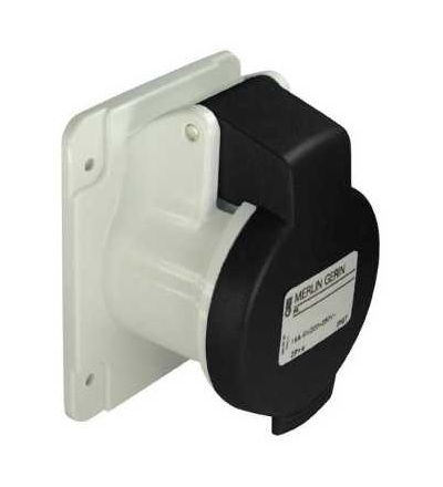 PKF32G444 Pratika prům.zásuvka-šroubová-přímá, 32A, 3p+E, 480...500 V AC, panel, Schneider Electric