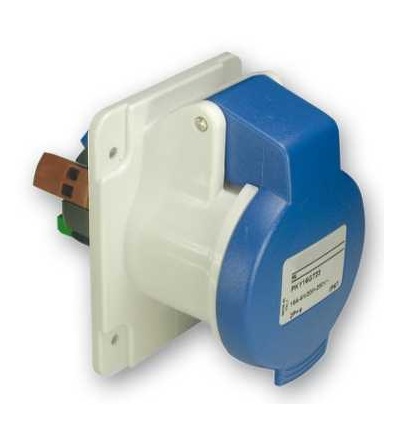 PKY16G423 Pratika průmyslová zásuvka-přímá-16A-2p+E-200..250 V AC-IP 44-panel, Schneider Electric